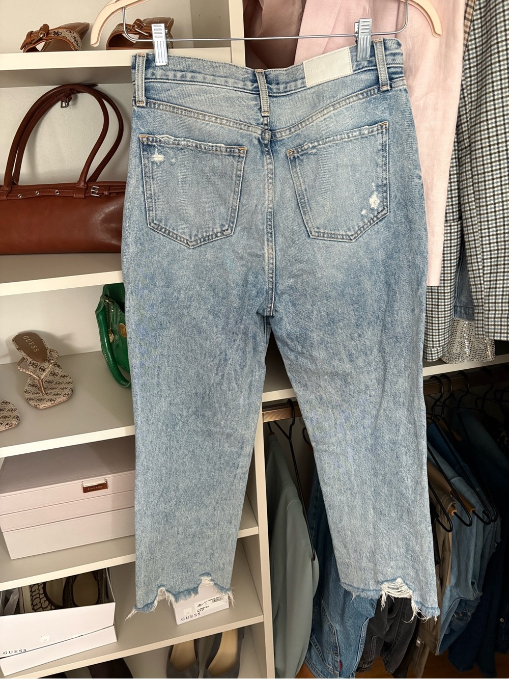Pistola Cassie Super High Rise Straight Crop Jeans – Baja Wash - Picture 2 of 7